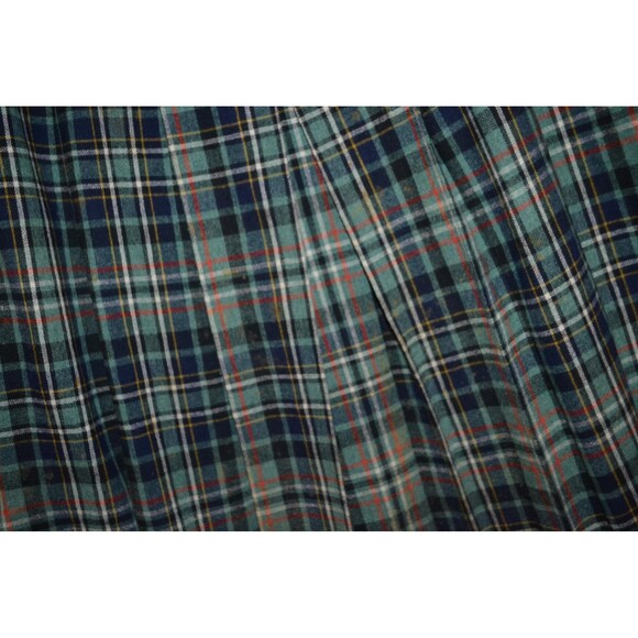 Vintage Skirt Scotch Plaid Pleated Full Swing Wool 1970 - Picture 3 of 4